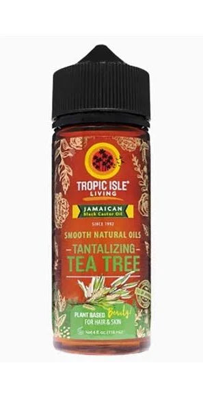 Tropic Isle Living Smooth Natural Oils for Hair Growth & Skin Care | Refreshing Fragrance | Hydrating Massage Oil | 4oz