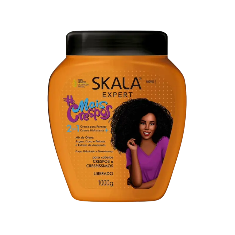 Skala Mais Crespos 2 In 1 Treatment & Leave In Conditioner  35.2Oz