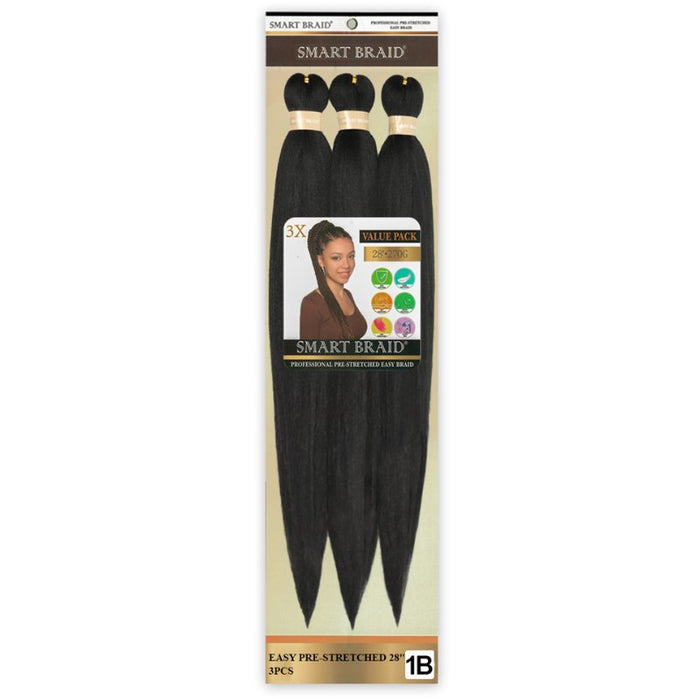 Smart Braid Professional Pre-Stretched 3X Pack 28"