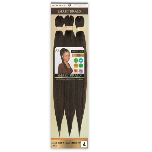 Smart Braid Professional Pre-Stretched 3X Pack 28"