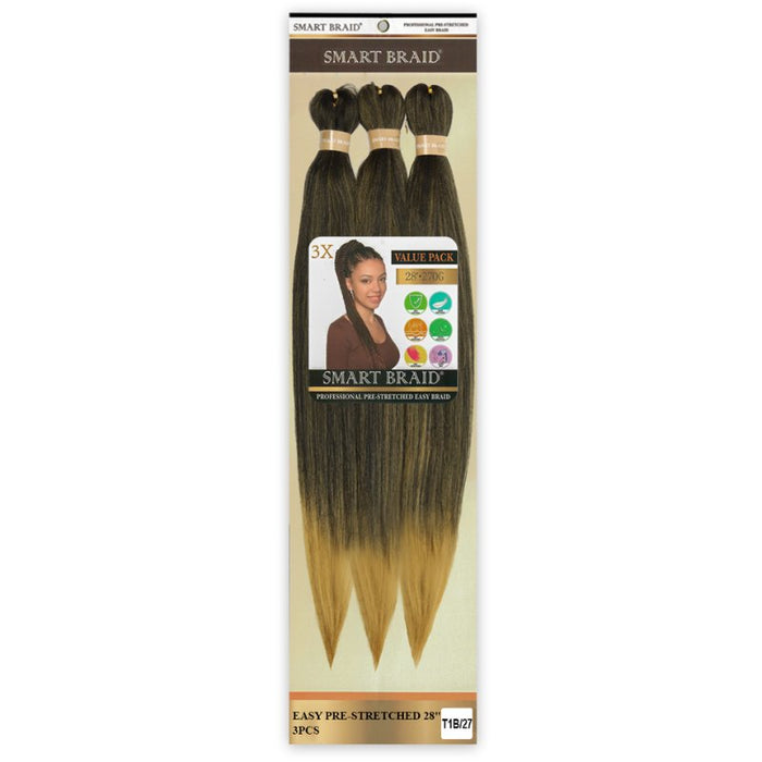 Smart Braid Professional Pre-Stretched 3X Pack 28"