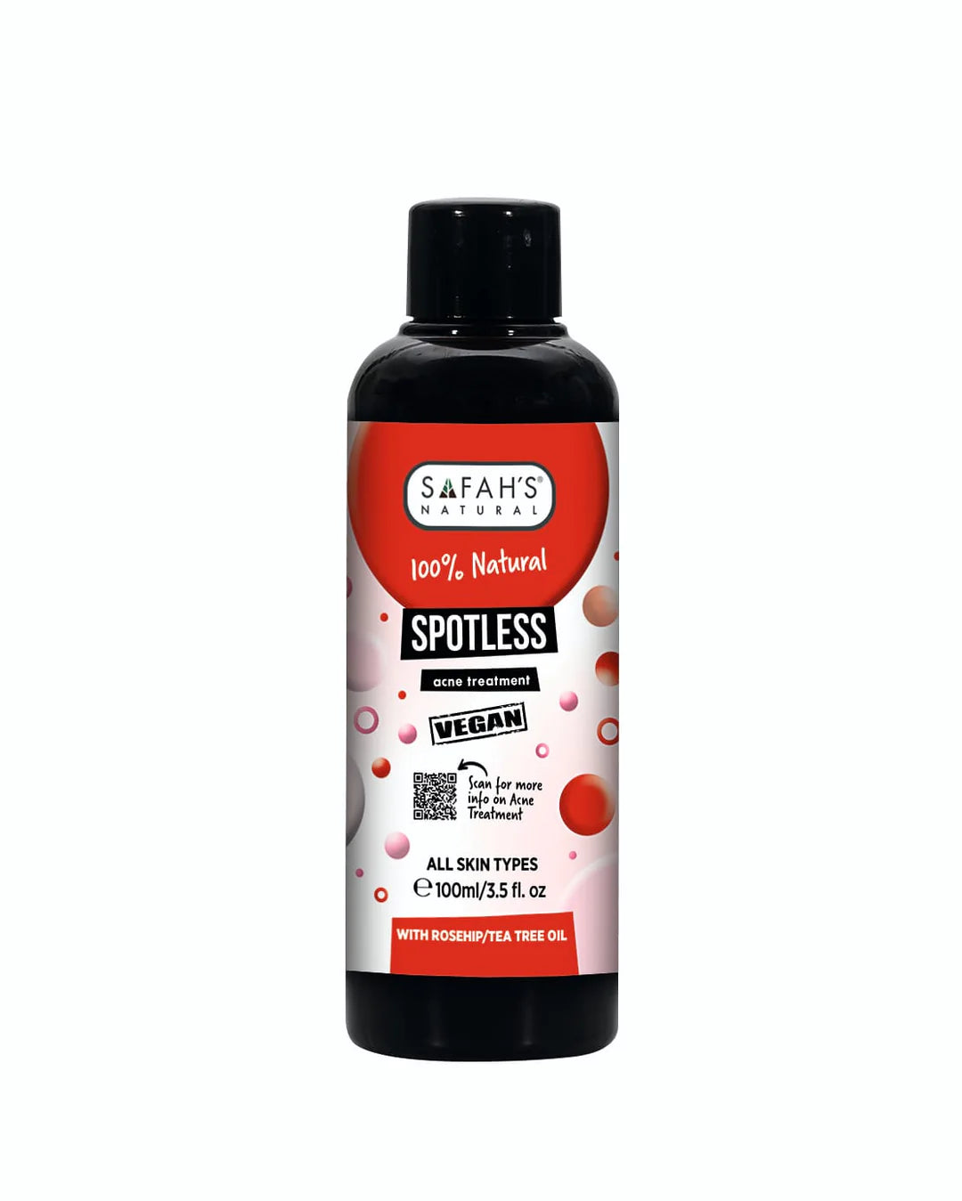 Safah's Natural 100% Natural Spotless Acne Treatment - 3.5oz