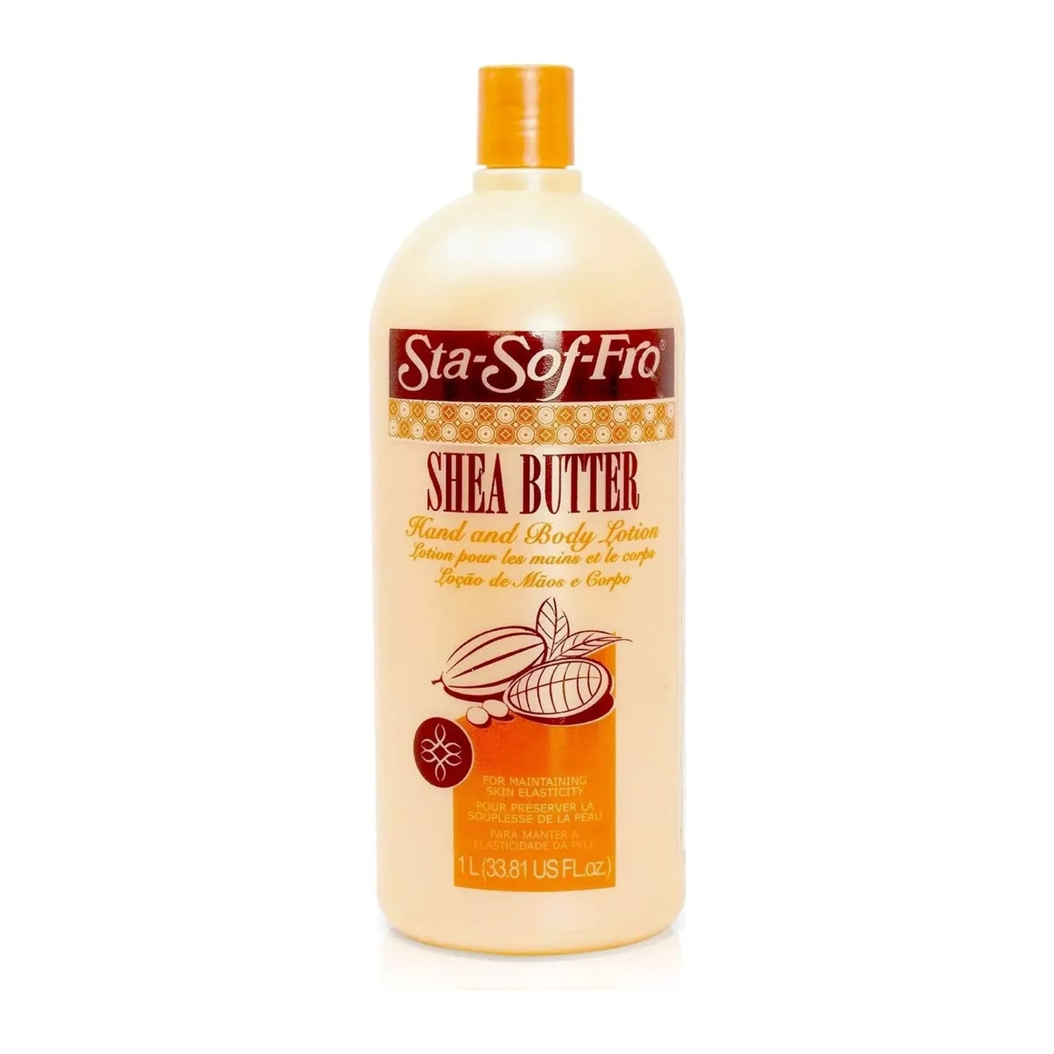 Sta Sof Fro Shea Butter Hand and Body Lotion 33.8oz 1 litre bottle