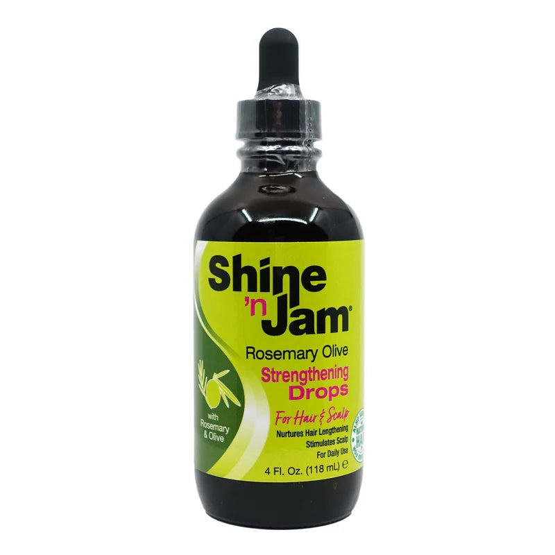 Ampro Shine 'n Jam Rosemary Olive Strengthening Drops 4OZ