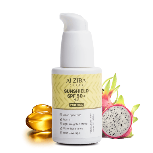 Alziba Cares Sunshield SPF 50+ Sunscreen Gel 30ml