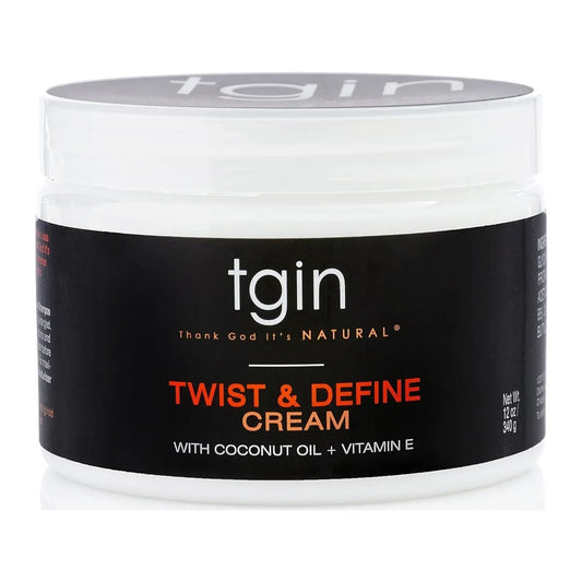 TGIN Twist And Define Cream 12oz jar for twists and twist-outs