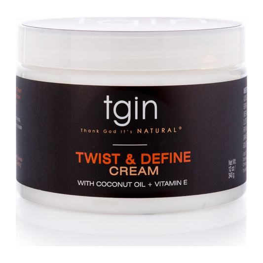 TGIN Twist And Define Cream 12oz jar for smooth defined twists and twist-outs
