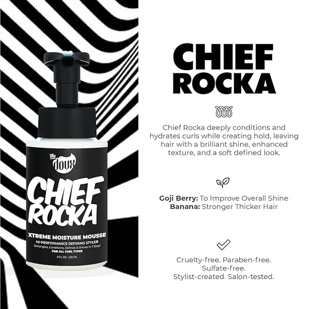 The Doux Chief Rocka Xtreme Moisture Mousse 8oz - view 3