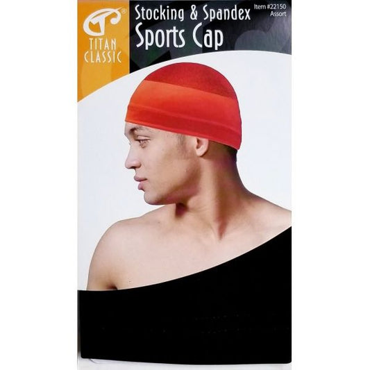 Titan Classic Stocking & Spandex Sports Cap - Assorted