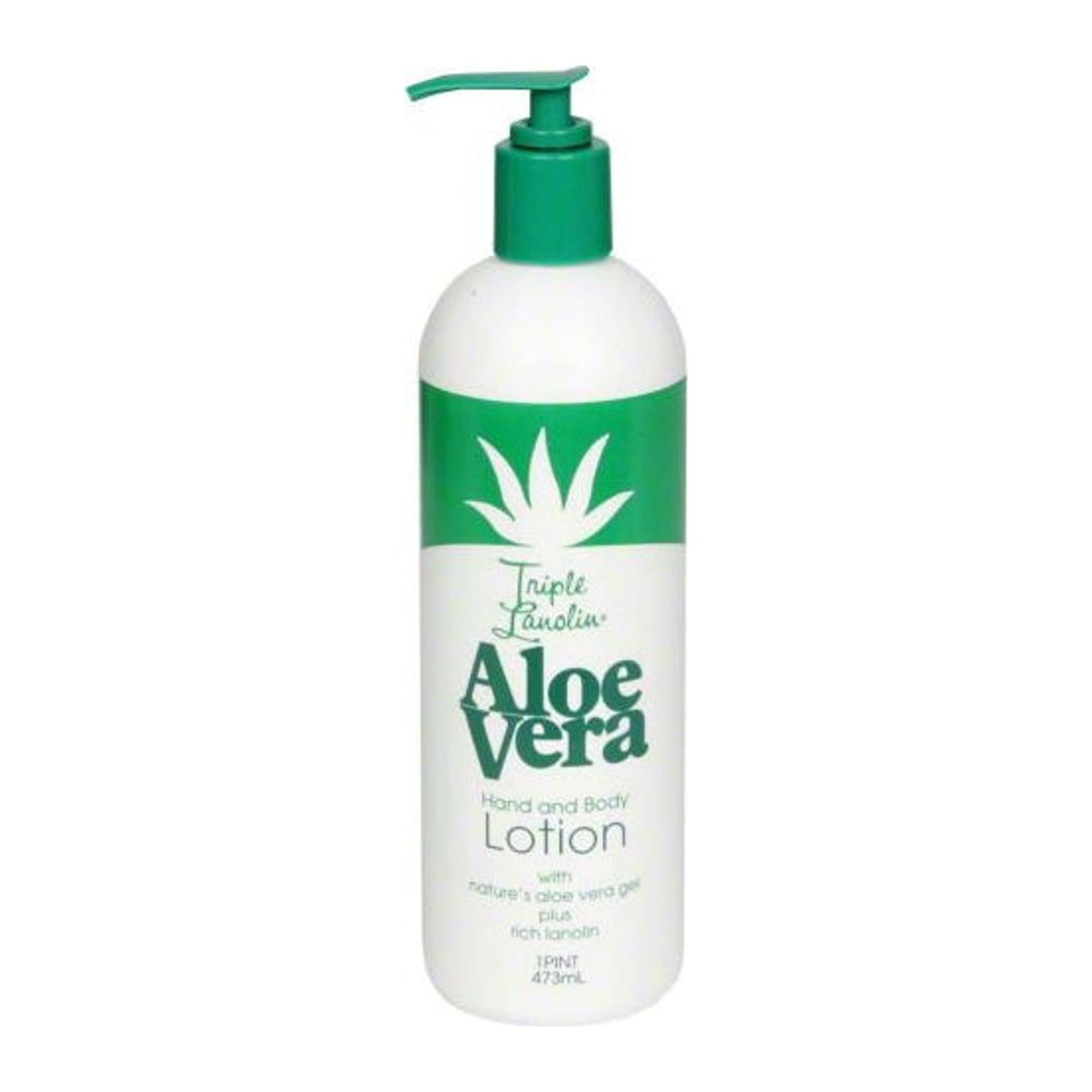 Triple Lanolin Aloe Hand & Body Lotion 20oz pump bottle