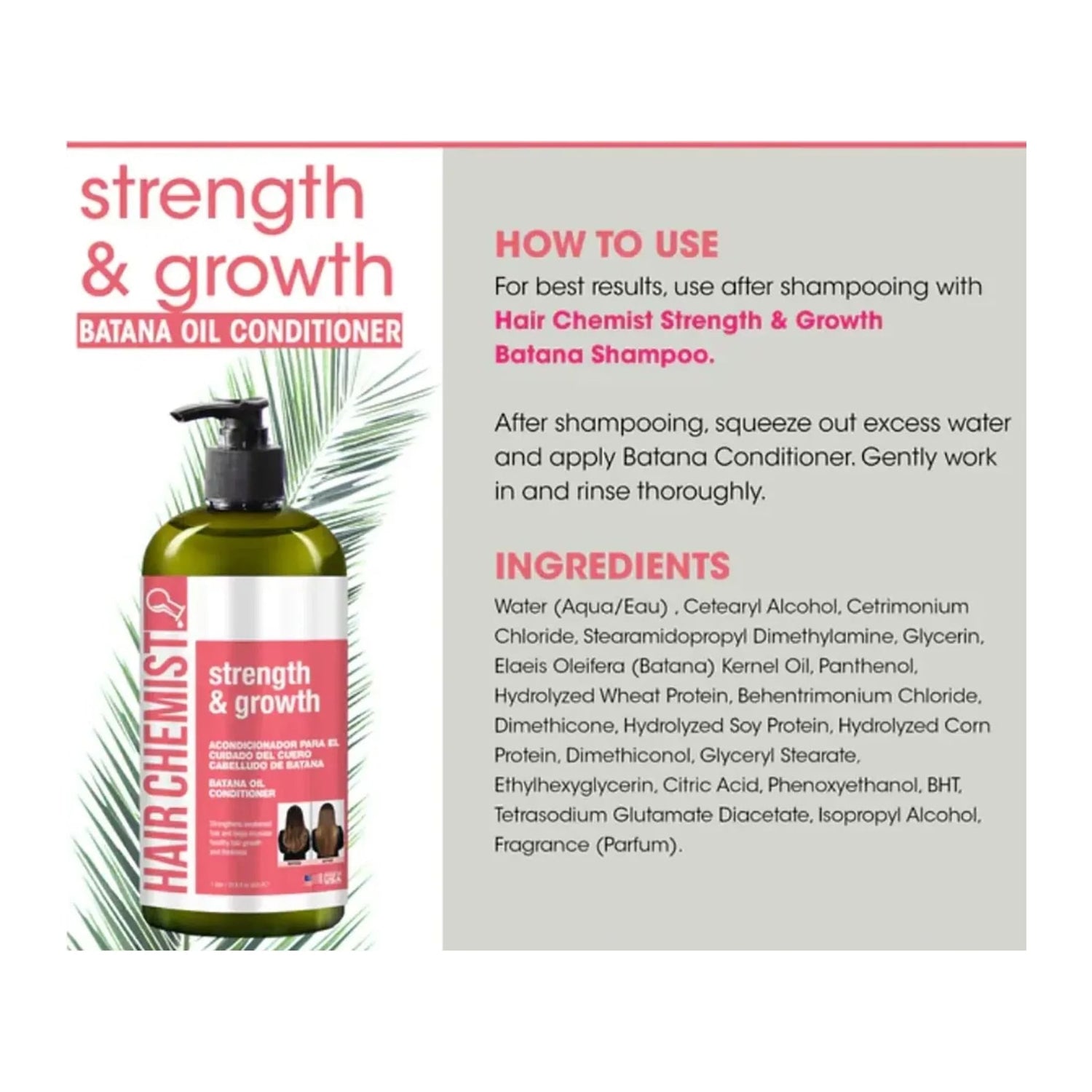 TYCHE Batana Oil Hair Conditioner 8.5oz bottle for nourishing, softer, shinier hair