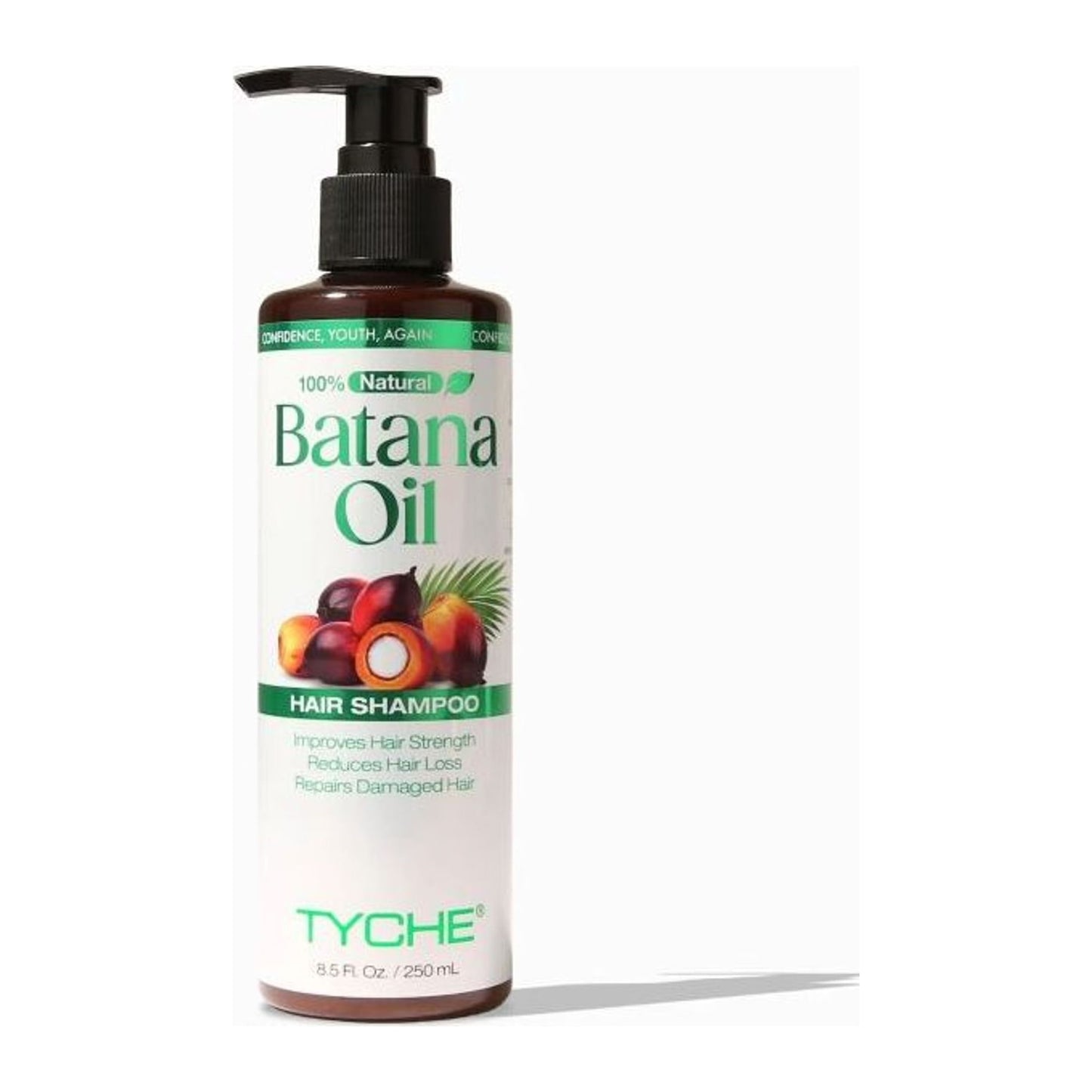 TYCHE Batana Oil Hair Shampoo 8.5oz bottle for all hair types