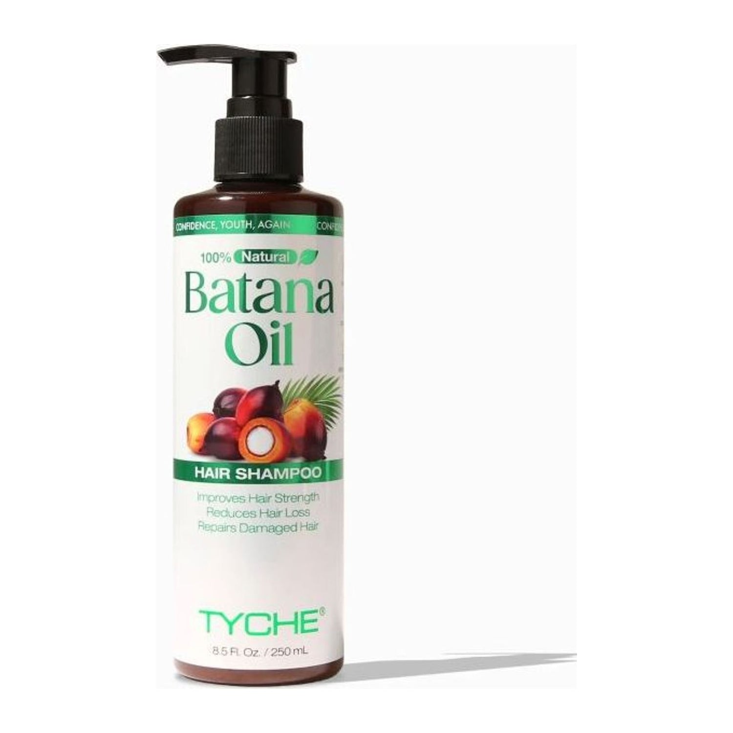 TYCHE Batana Oil Hair Shampoo 8.5oz bottle for all hair types
