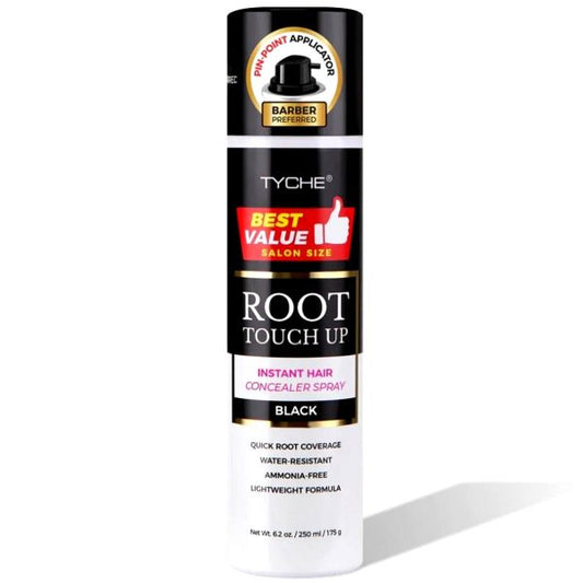 Tyche Root Touch Up Instant Hair Concealer Spray - Black 6.2 oz 250 Ml