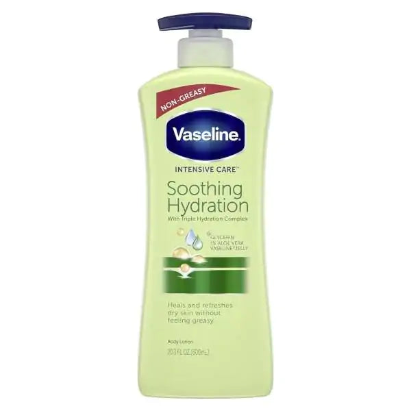 Vaseline Intensive Care Aloe Soothe Soothing Hydration Body Lotion 600ml