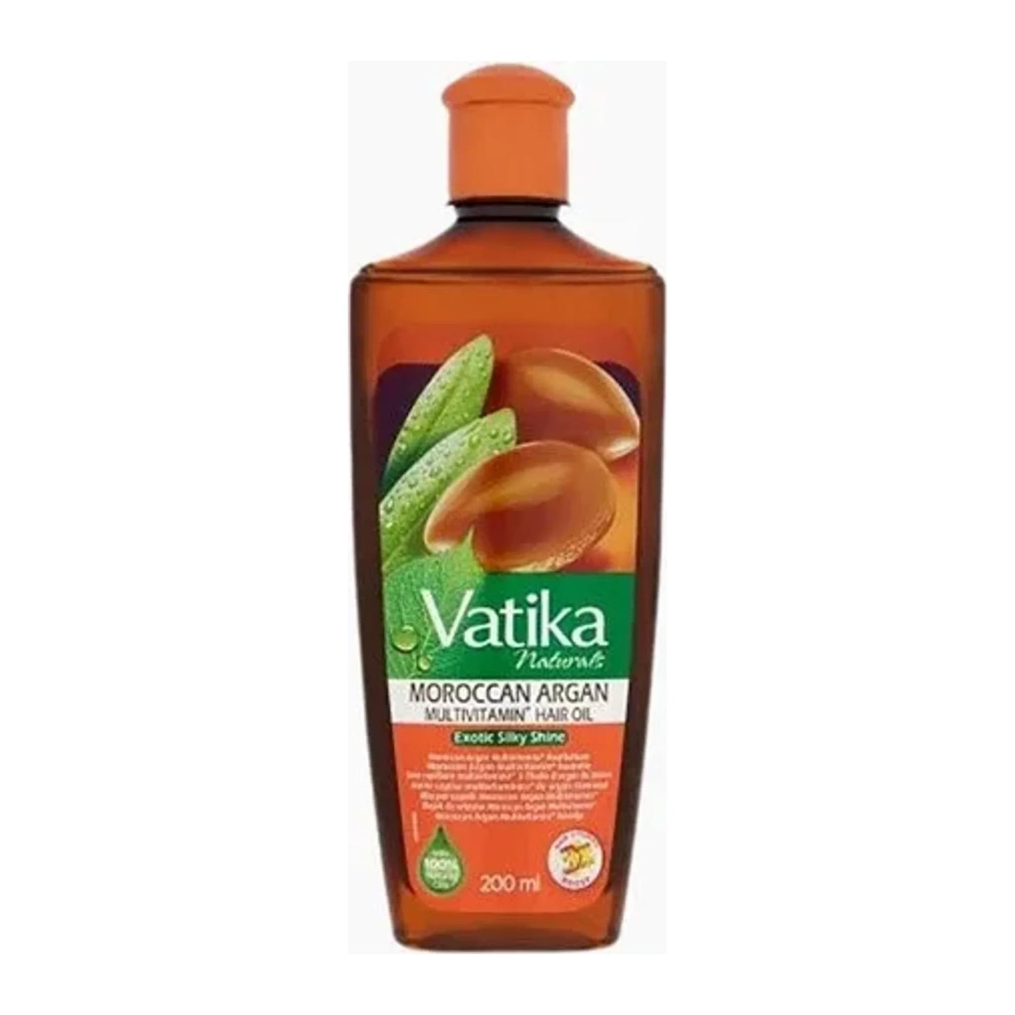 Vatika Naturals Argan Hair Oil 200ml bottle by Dabur Vatika for dry frizzy hair