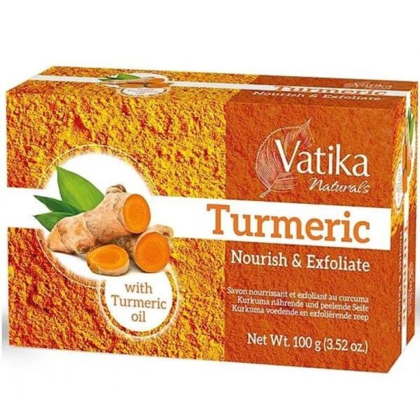 Vatika Turmeric Nourish & Rejuvenate Soap