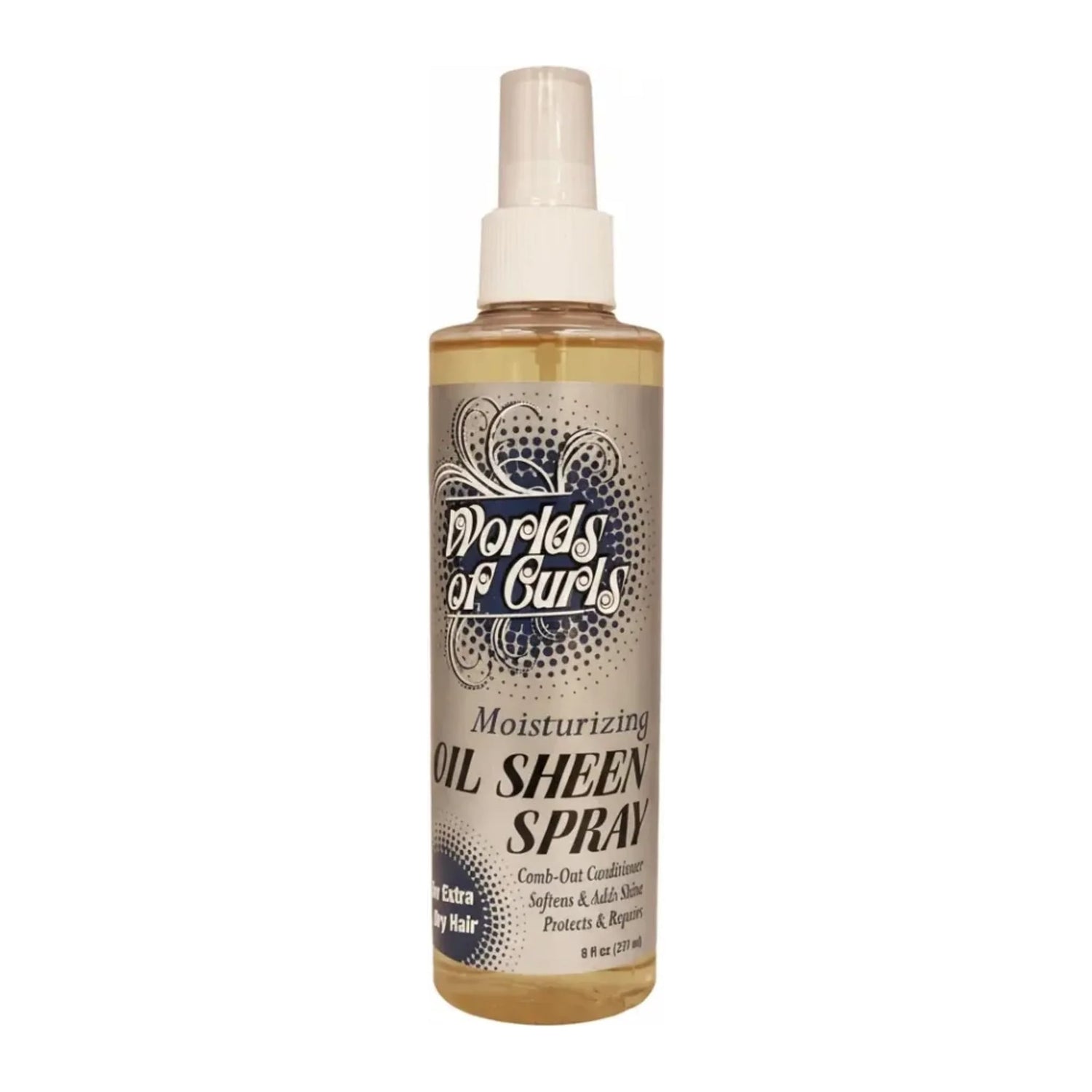 World of Curls Moisturizing Oil Sheen Spray for extra dry hair 237ml can