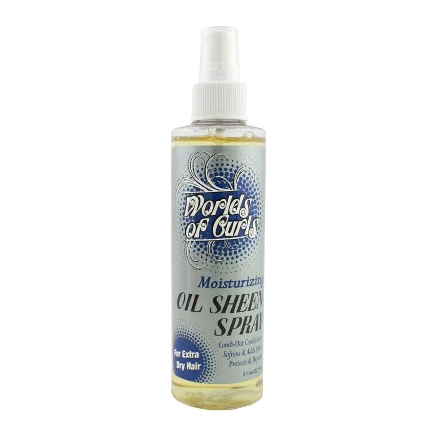 World of Curls Moisturizing Oil Sheen Spray for extra dry hair 237ml can