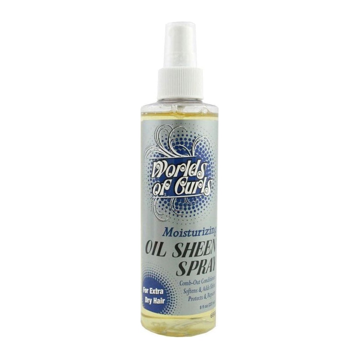 World of Curls Moisturizing Oil Sheen Spray for extra dry hair 237ml can