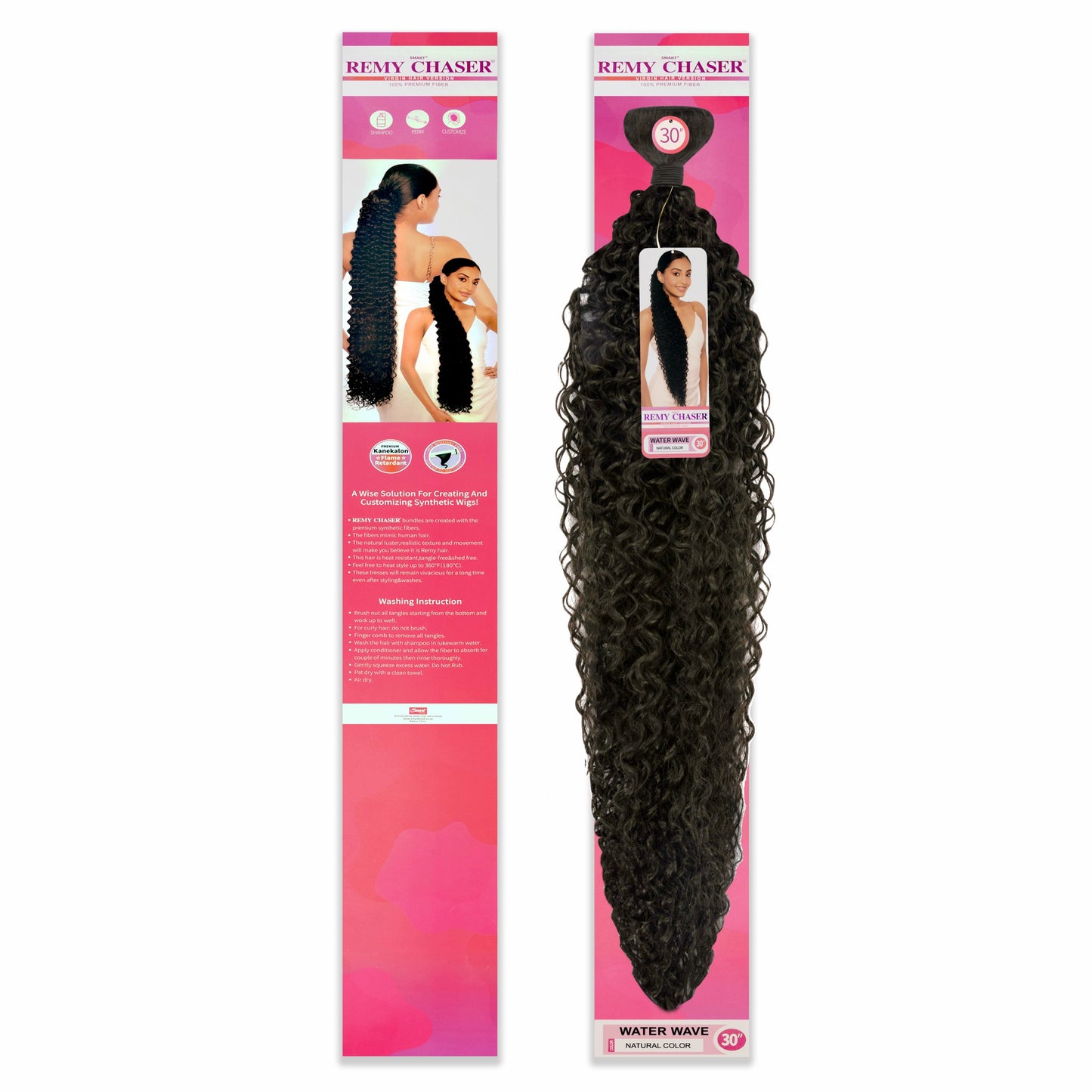 Remy Chaser Water Wave 20”  And 30" Premium Virgin