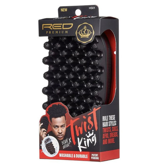 Kiss Red Premium x Bow Wow Twist King Luxury Twist Styling Tool Brush