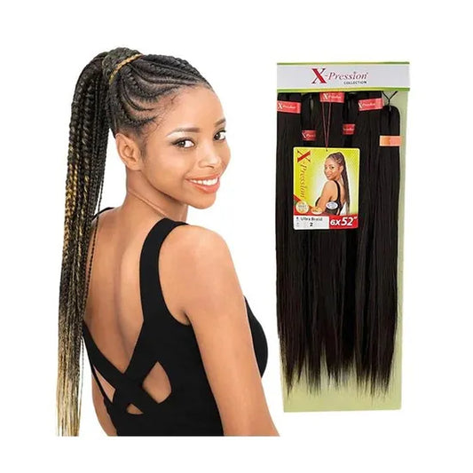 X Pression 6x Synthetic Pre Stretched Ultra Braid 52"