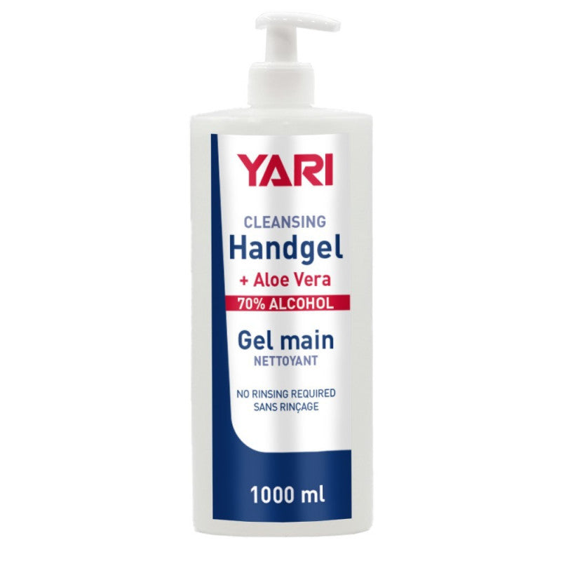 Yari Cleansing Aloe Vera Handgel 70% ALCOHOL 1000ml