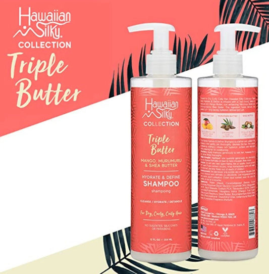 Hawaiian Silky Mango and Murumuru Butter Hydrate & Define Shampoo 12oz