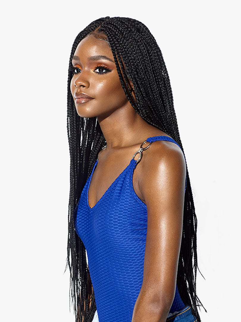 Sensationnel Cloud9 Ruwa 4x4 Swiss Braided Lace Front Wig - Box Braid 36 Inches