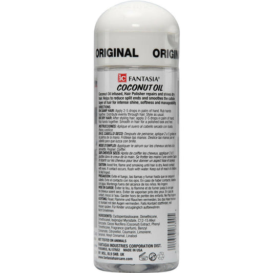 Fantasia Ic Hair Polisher Coconut Oil - 6 Oz