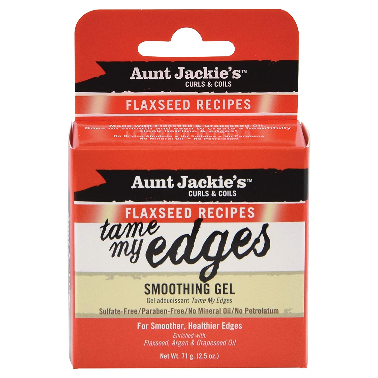 Aunt Jackies Flaxseed Tame My Edge Smoothing Gel- 2.5Oz