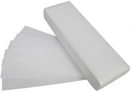 Plain White Wax Strips