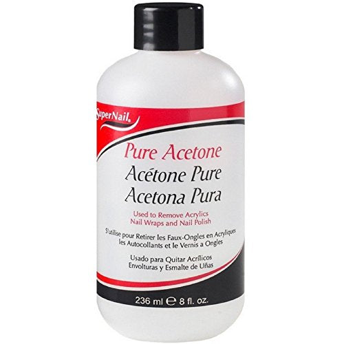 Super Nail Acetone Nail Polish Remover 8 Oz