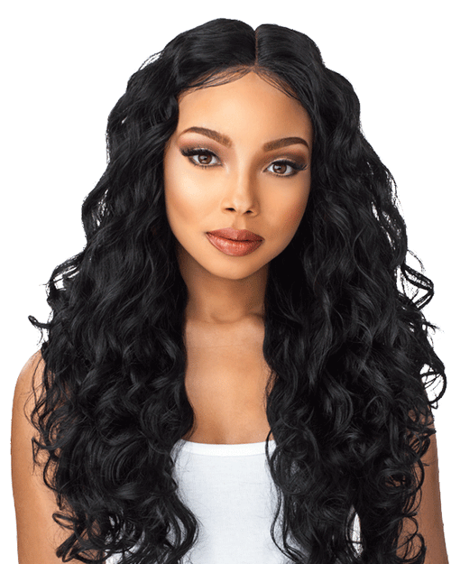 Empress Custom 6" Part Synthetic Lace Front Wig - Body Wave