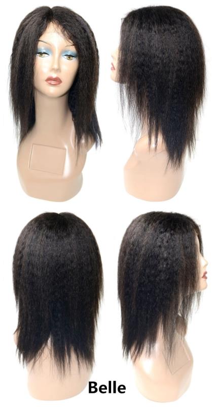 Wignus 100% Unprocessed Brazilian Swiss Lace Parting Wig - Belle