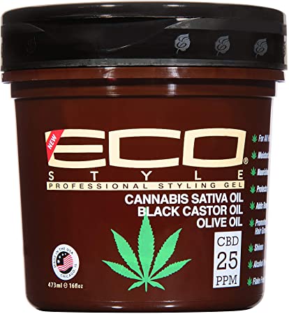 Eco Style Cannabis Sativa Seed Oil, Black Castor Oil and Olive Oil Gel - view 2