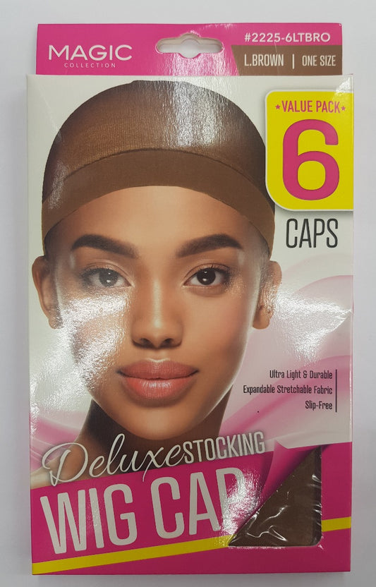 Magic Collection Deluxe Stocking Light Brown Wig Cap 2225-6LTBRO | Shop at CC Hair & Beauty UK