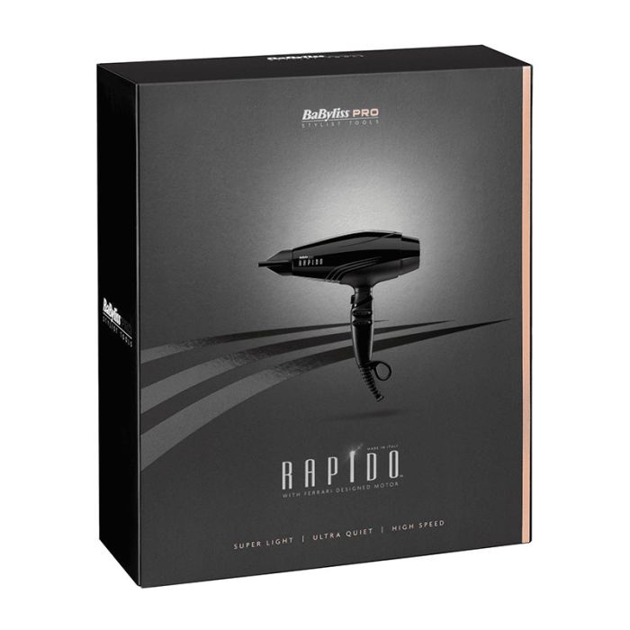 BaByliss Pro Rapido Dryer Black 2200w