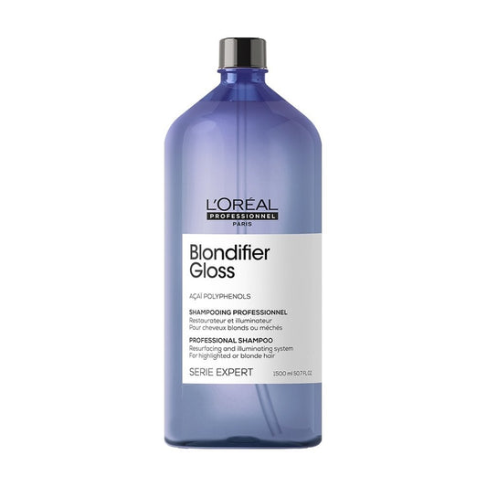 L'oreal Professionnel Serie Expert Blondifier Gloss Resurfacing + Illuminating Shampoo - 50.7oz
