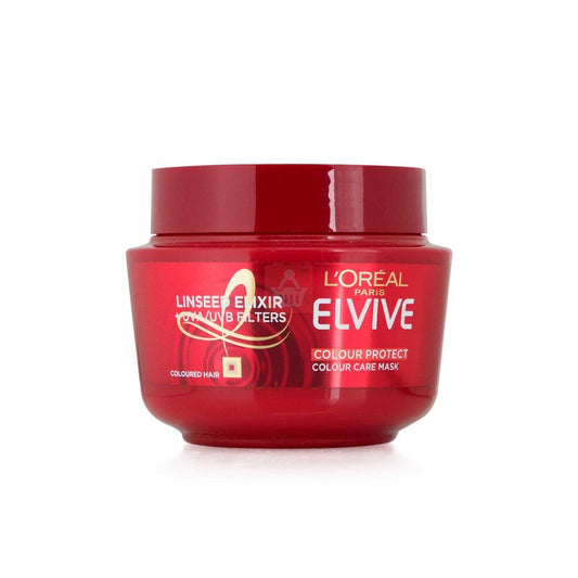 L'Oreal Elvive Colour Protect Hair Mask Enrinched with Red Peony - 300ml
