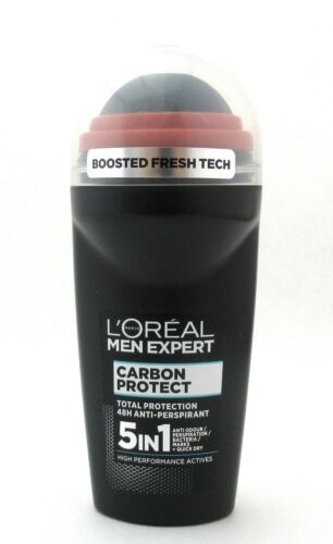 L'Oreal Men Expert Carbon Protect 48H Anti-Perspirant Roll On 50 ml. New