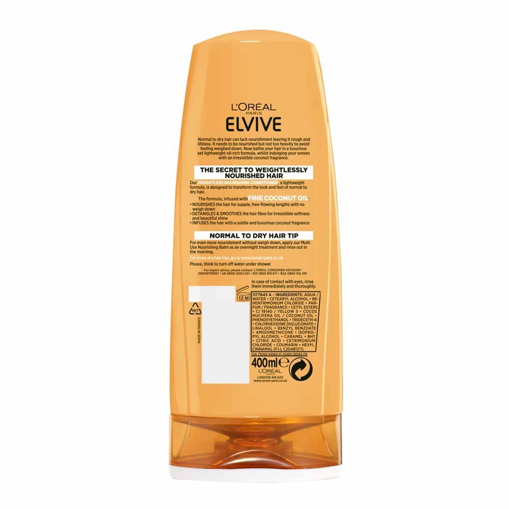 L’Oréal Paris Elvive Extraordinary Oil Conditioner Conditioner 400ml