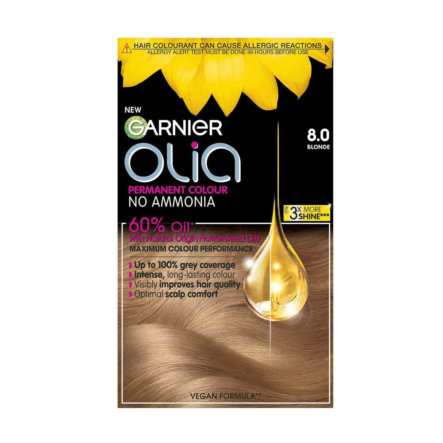 Garnier OLIA Permanent Hair Dye Colour Cream Different Shades Ammonia Free