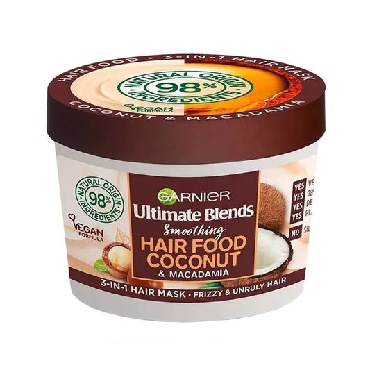 Garnier Ultimate Blends Hair Food Coconut Oil 3-in-1 Frizzy Hair Mask Treatment - 390ml