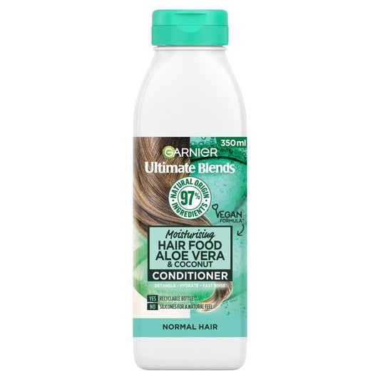 Garnier Ultimate Blends Moisturising Hair Food Aloe Vera Conditioner for Normal Hair - 350ml