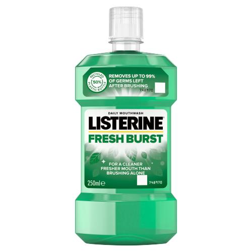 Listerine Fresh Burst Mouthwash - 250 ml