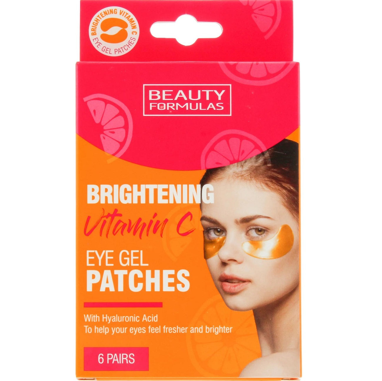 Beauty Formulas Vitamin C Eye Gel Patches 6 Pairs