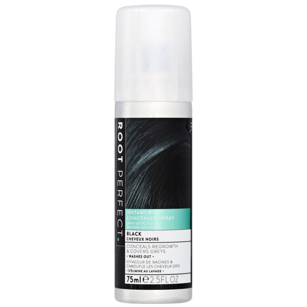 Root Perfect Instant Root Concealer Spray Black - 75ml