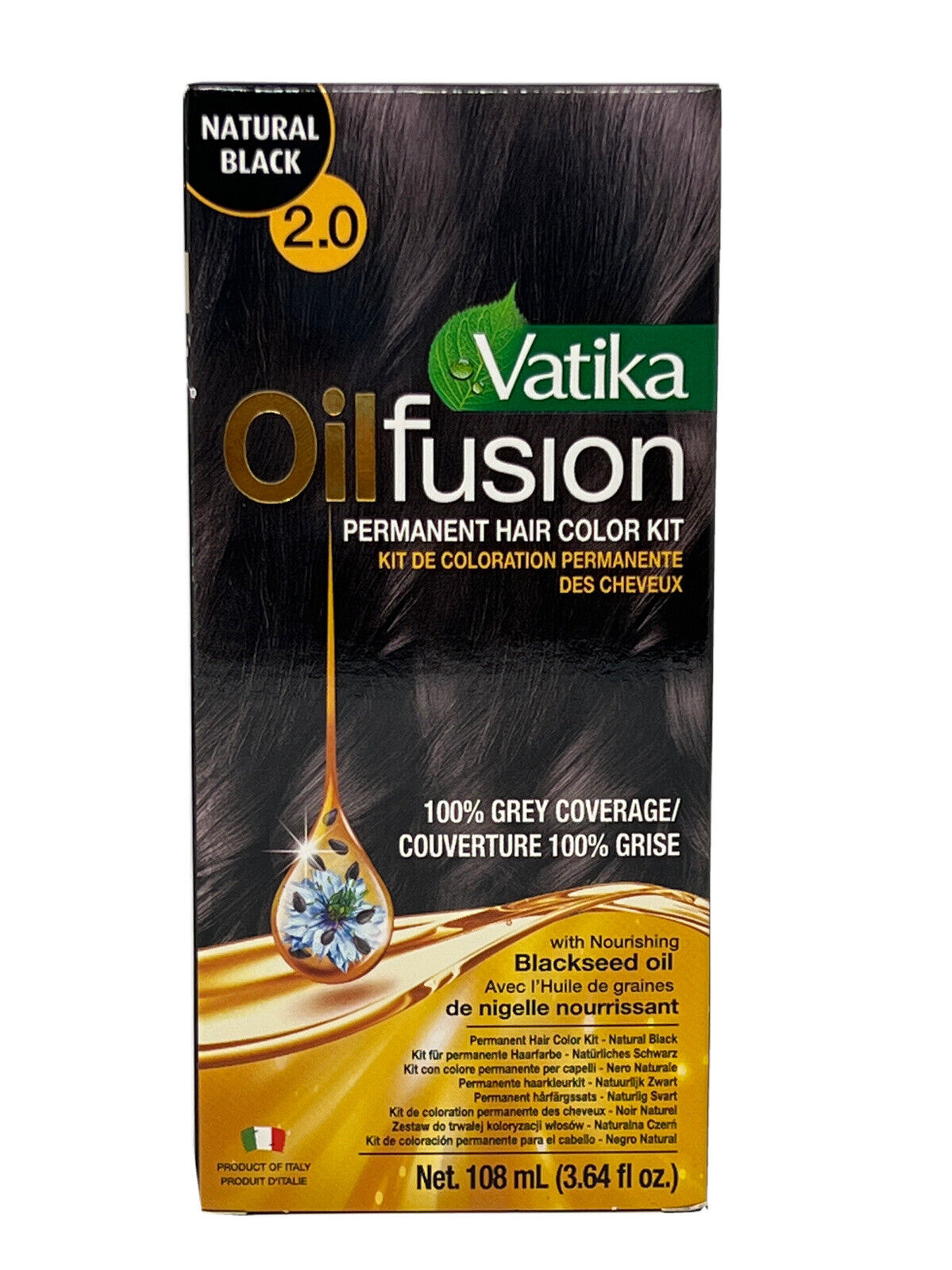 Vatika Oil Fusion Permanent Hair Colour